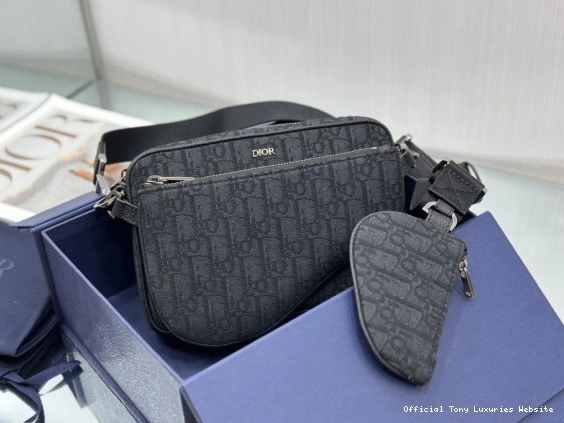 Tony Luxuries Triple diro Pouch Saddle 0729